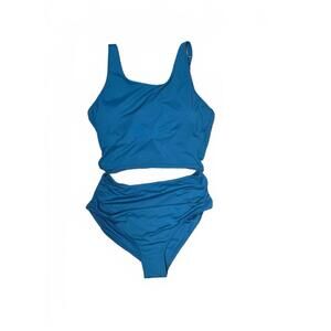 Tempt Me Women Two Piece Tankini Swimsuits -  Swimwear Blue Green L